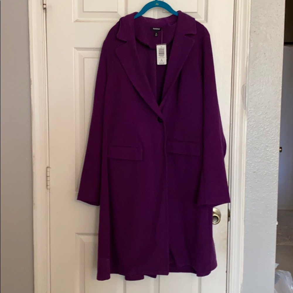 Faux suede jacket
